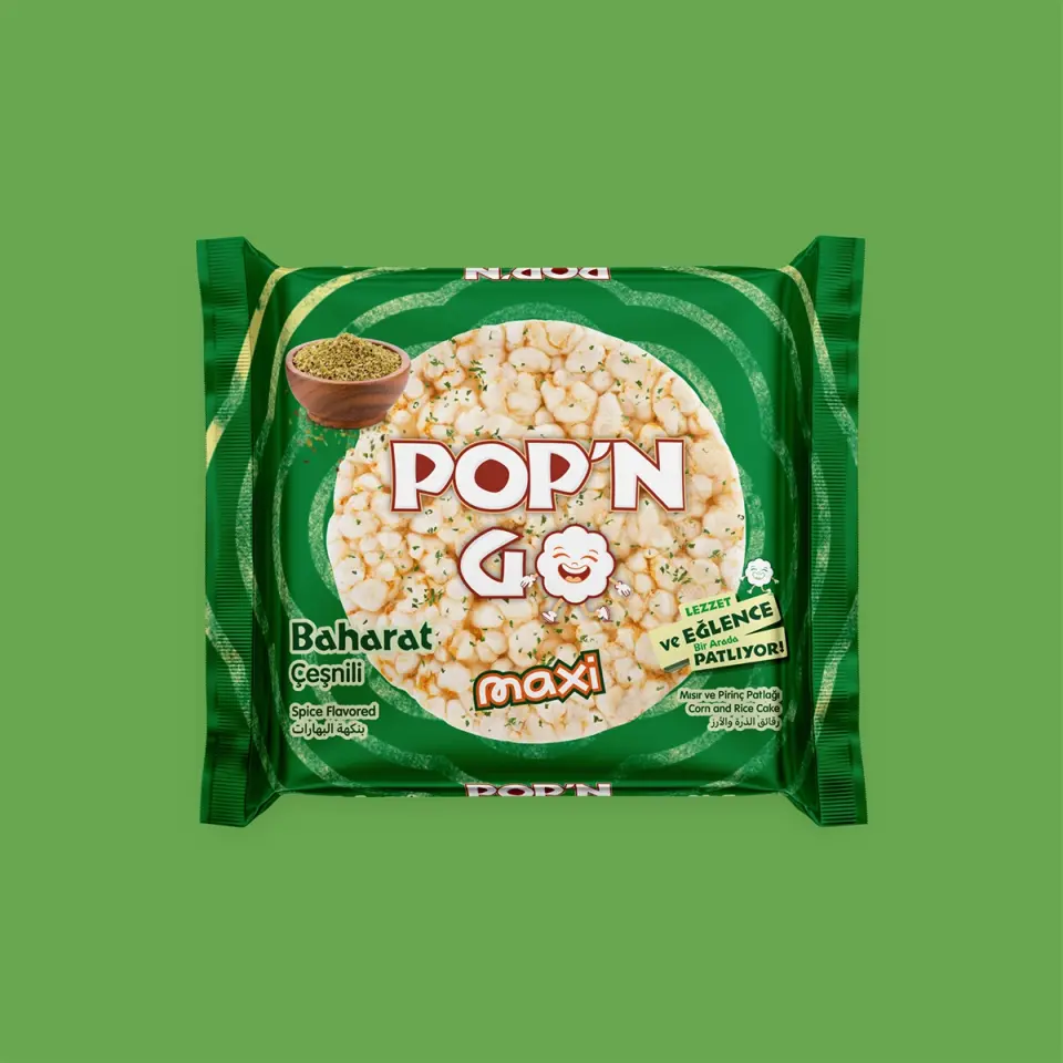 POP'N GO BAHARAT ÇEŞNİLİ 20 GRAM X 24 PAKET (OKUL LOGOLU)