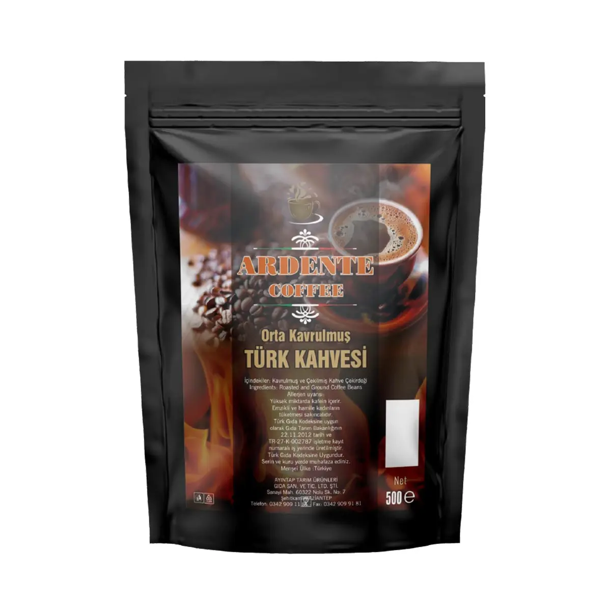 TÜRK KAHVESİ 500 GRAM PAKET