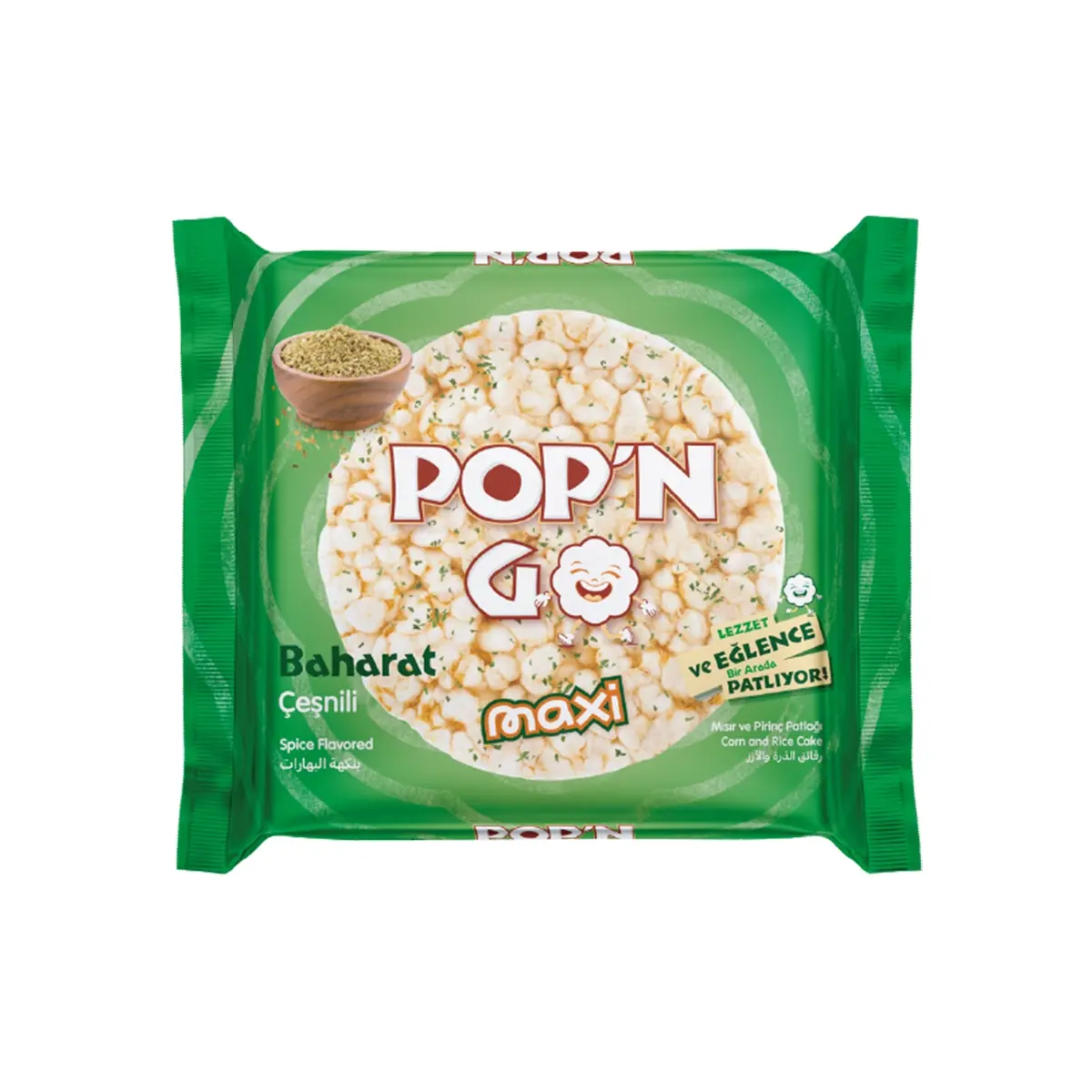 POP'N GO MAXİ BAHARAT ÇEŞNİLİ 20 GRAM PAKET (OKUL LOGOLU)