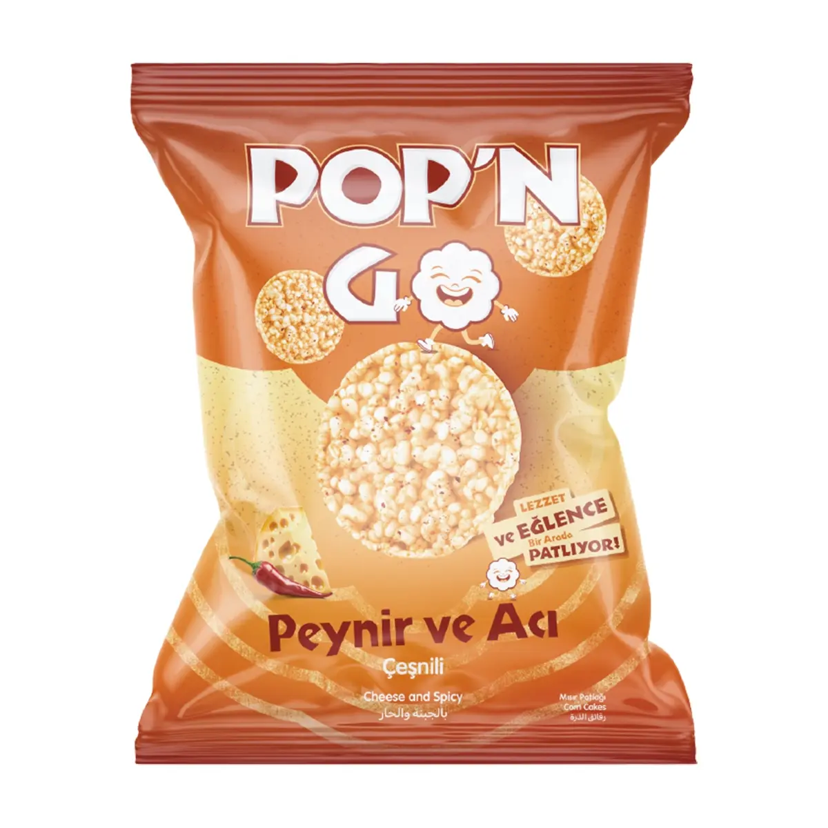 POP'N GO PEYNİR VE ACI ÇEŞNİLİ MISIR PATLAĞI PAKET