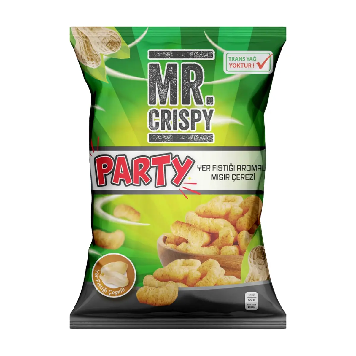 MR. CRISPY PARTY YER FISTIĞI CİPSİ 60 GRAM PAKET