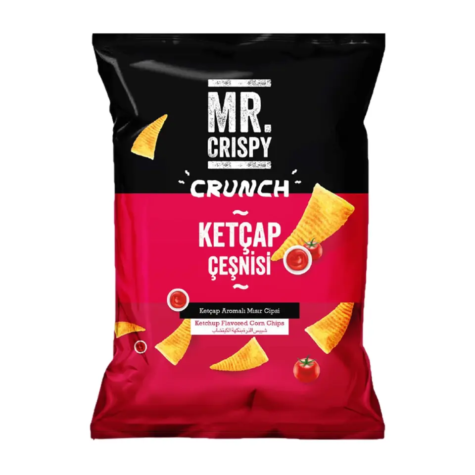 MR. CRISPY CRUNCH KETÇAP ÇEŞNİSİ CİPSİ 20 GRAM PAKET