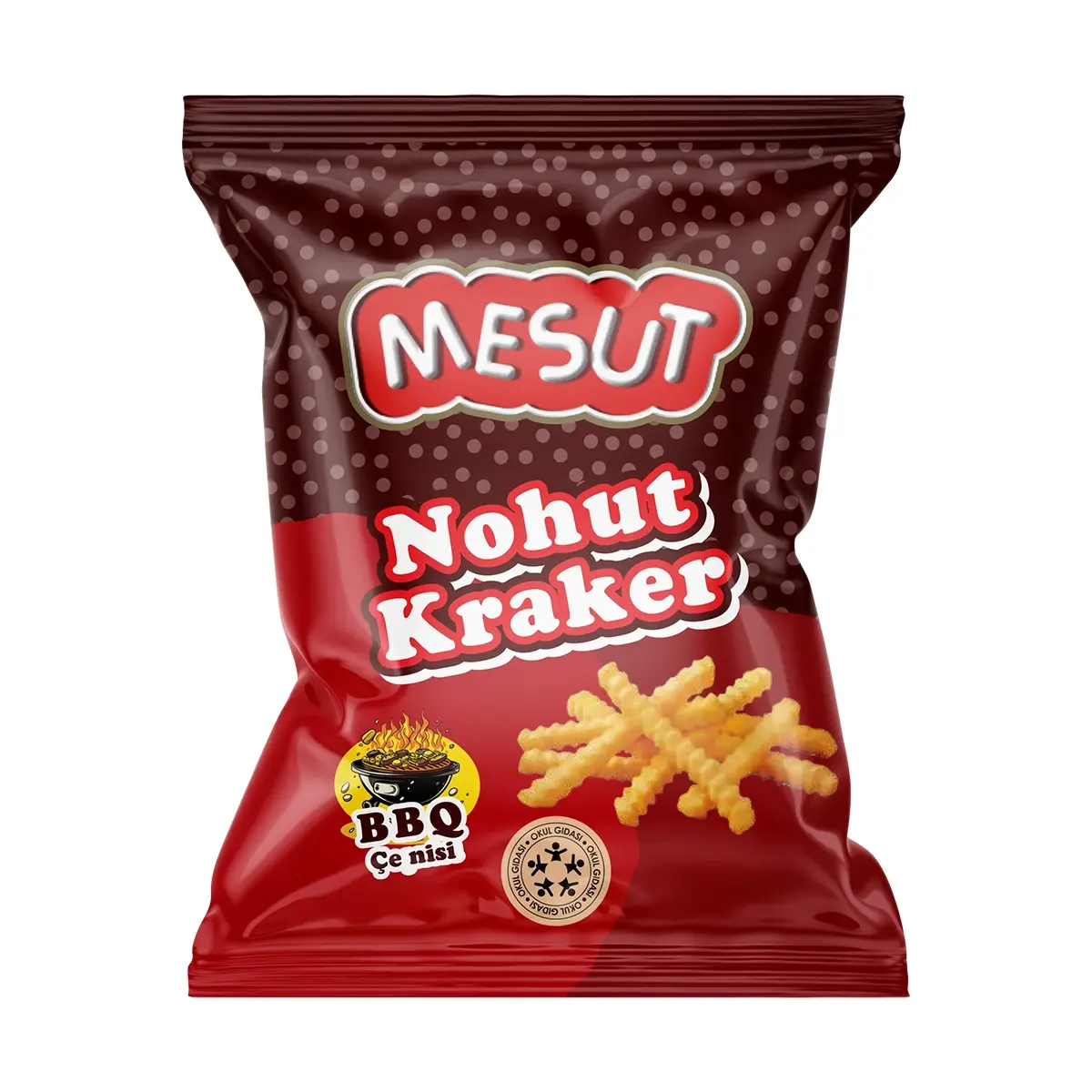 MESUT NOHUT KRAKER (OKUL LOGOLU) 13 GRAM X 90 PAKET